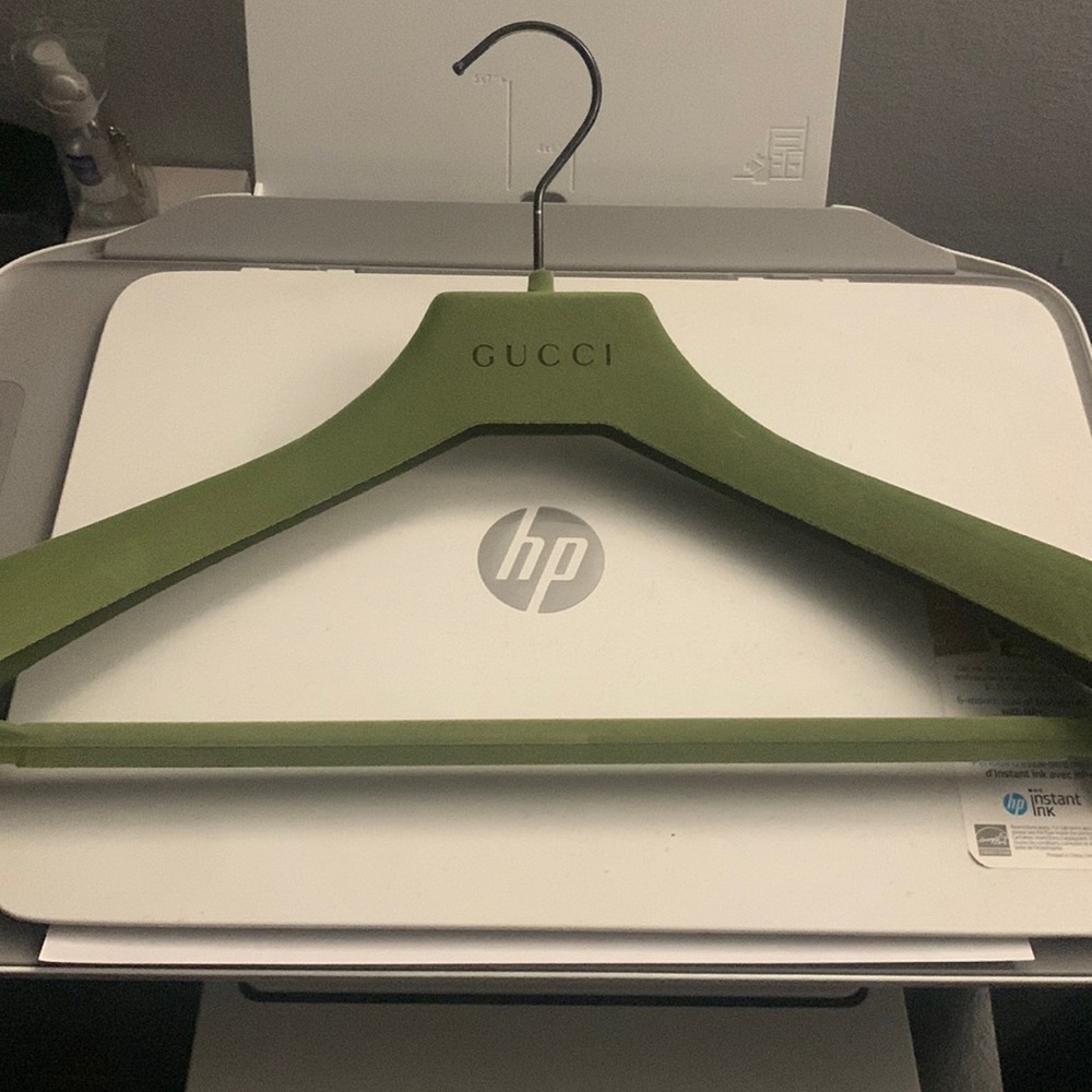 Gucci velvet hangers